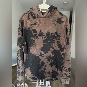 OVO Black and Brown Tie-Dye Sweater